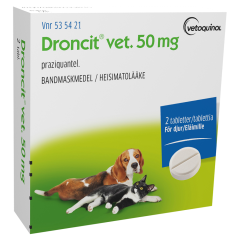 Droncit vet tabletti 50 mg 2