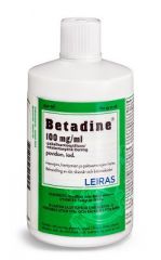 BETADINE 100 mg/ml paikallisantiseptiliuos 250 ml